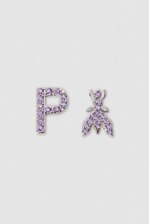 Patrizia Pepe Earrings With Rhinestones Roze | 6409FOINT