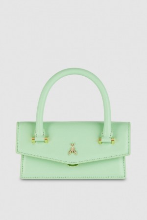 Patrizia Pepe Fly Bamby Shoulder Bag With Handles Groen | 4879BGSUZ