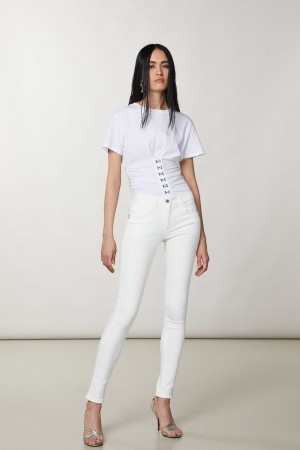 Patrizia Pepe Jeggings Wit | 7813QFDSB