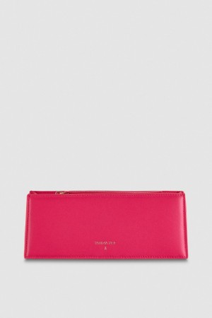 Patrizia Pepe Leather Shoulder Pocket Bag Roze | 5378PWGXT