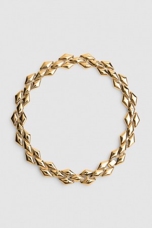 Patrizia Pepe New Chain Brass Necklace Goud | 4531GOVWB