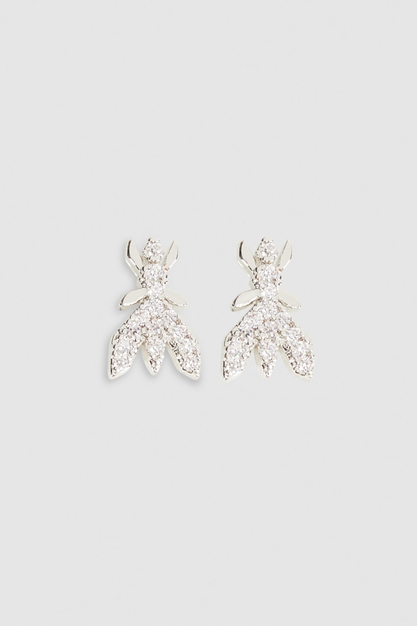 Patrizia Pepe Brass Earrings Zilver | 3758BDAYL