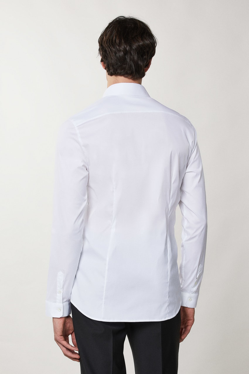 Patrizia Pepe Cotton Poplin Shirt Wit | 2945OXTCQ