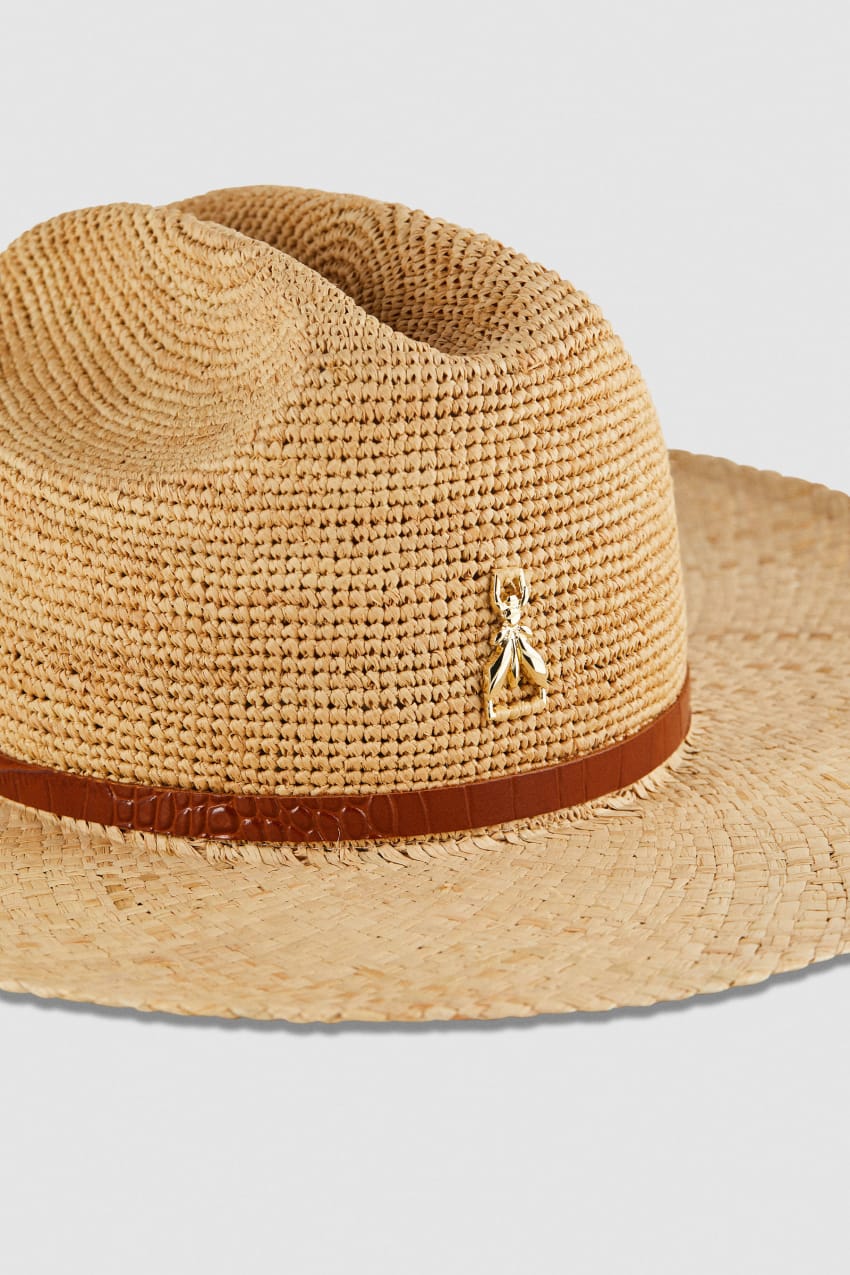 Patrizia Pepe Cowboy Hat With Leather Strap Wit | 2350GNMPW