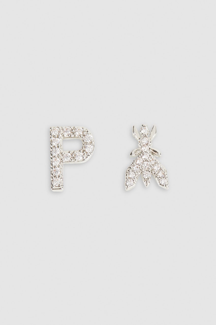 Patrizia Pepe Earrings With Rhinestones Zilver | 6853LJYQF