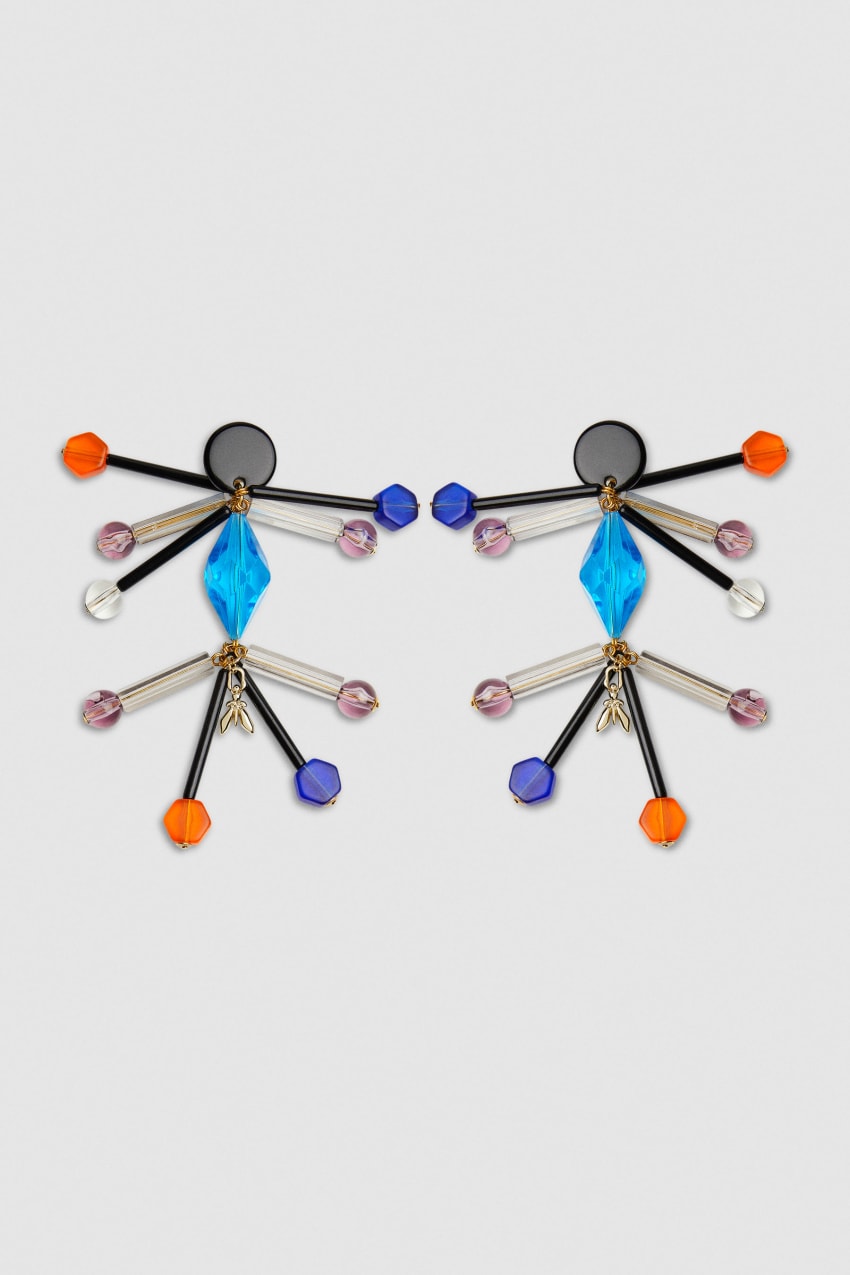 Patrizia Pepe Earrings With Techno Pop Fly Appliqué Gekleurd | 8263ALWGB