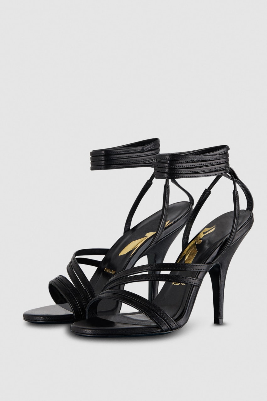 Patrizia Pepe Elegant Heeled Sandals Zwart | 3715XIPGR