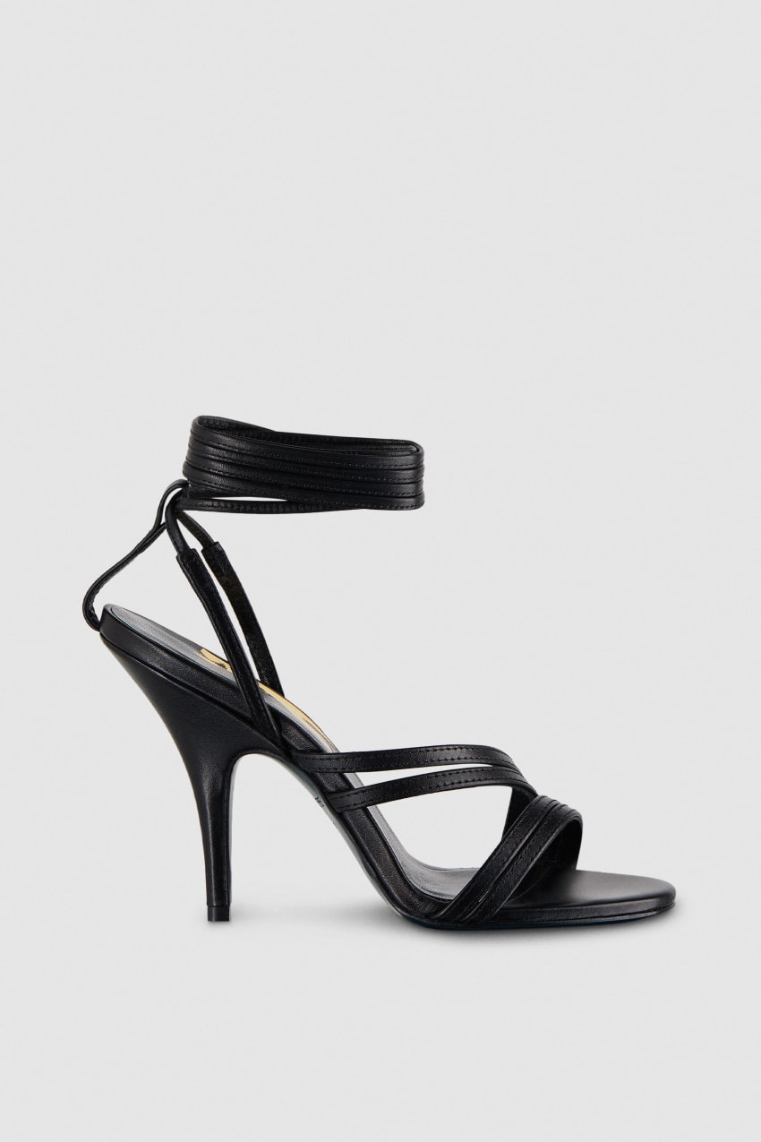 Patrizia Pepe Elegant Heeled Sandals Zwart | 3715XIPGR