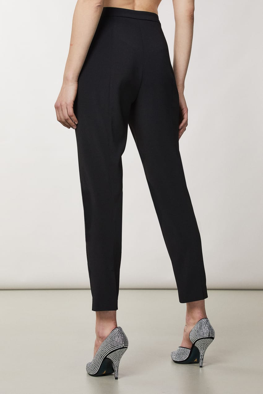 Patrizia Pepe Essential Cigarette Pants Zwart | 4137VSBJK