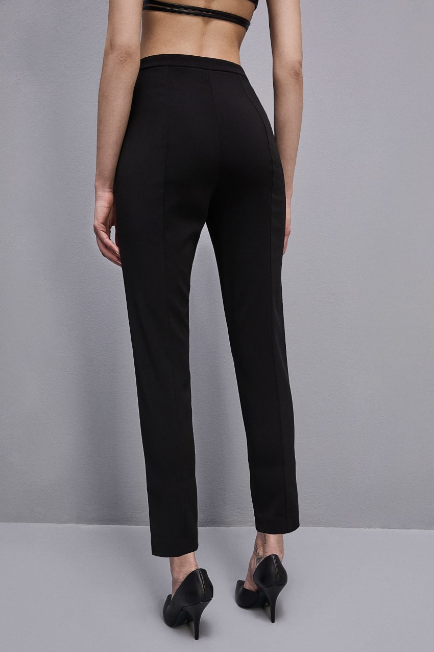 Patrizia Pepe Essential Cigarette Pants Zwart | 7508PZTFA