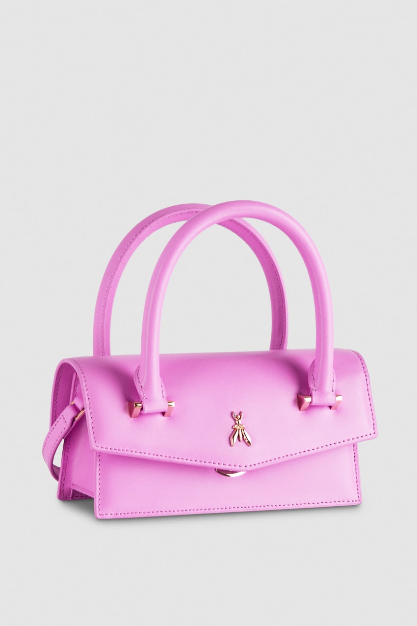 Patrizia Pepe Fly Bamby Shoulder Bag With Handles Roze | 4537RWYZK