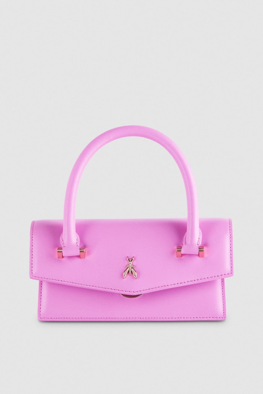 Patrizia Pepe Fly Bamby Shoulder Bag With Handles Roze | 4537RWYZK