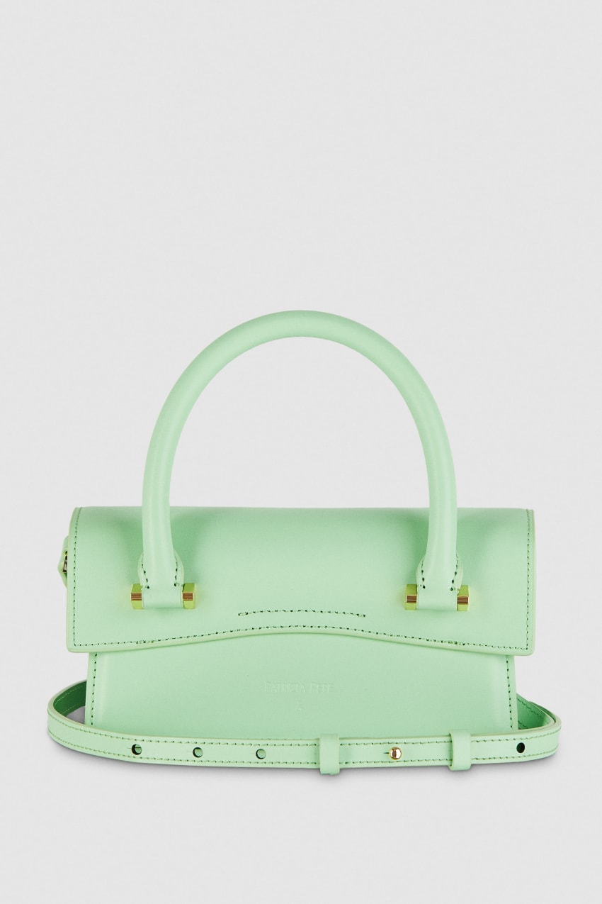 Patrizia Pepe Fly Bamby Shoulder Bag With Handles Groen | 4879BGSUZ