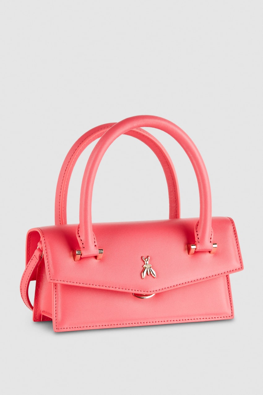 Patrizia Pepe Fly Bamby Shoulder Bag With Handles Roze | 2569INVAK