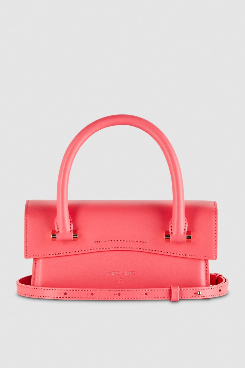 Patrizia Pepe Fly Bamby Shoulder Bag With Handles Roze | 2569INVAK