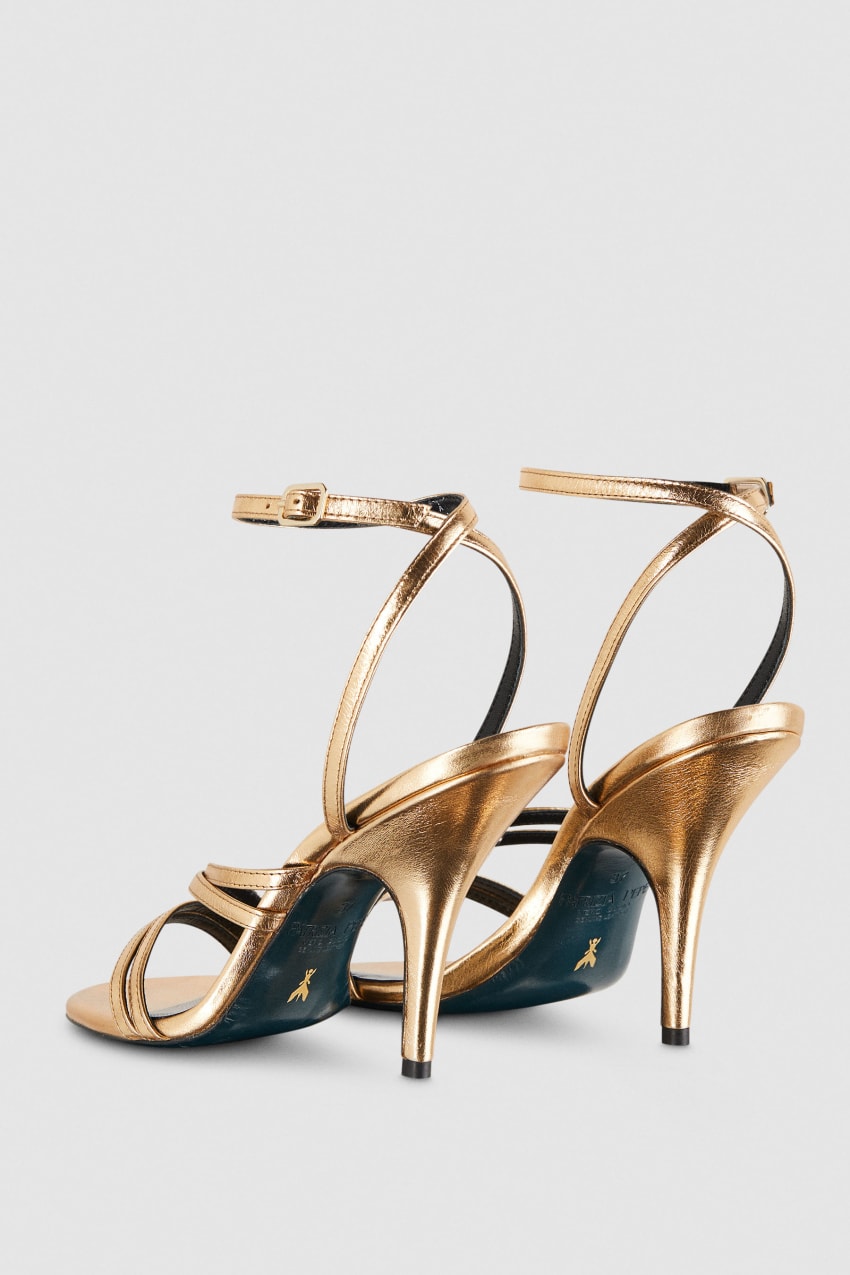 Patrizia Pepe Heeled Sandals Goud | 7346QZPUV