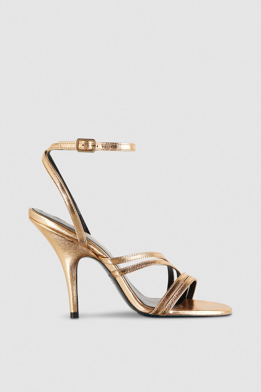 Patrizia Pepe Heeled Sandals Goud | 7346QZPUV