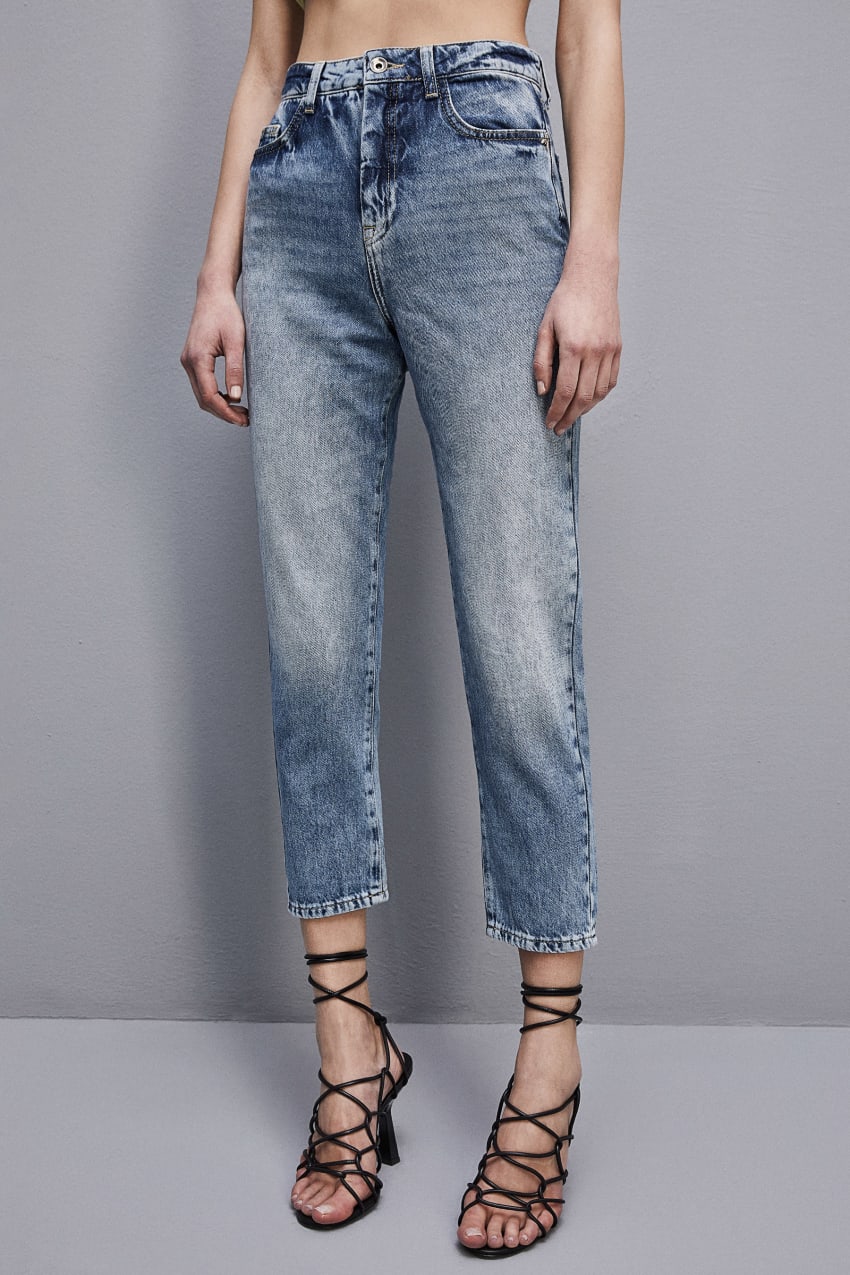 Patrizia Pepe High Waist Denim Pants Lichtblauw | 3791RPNLI