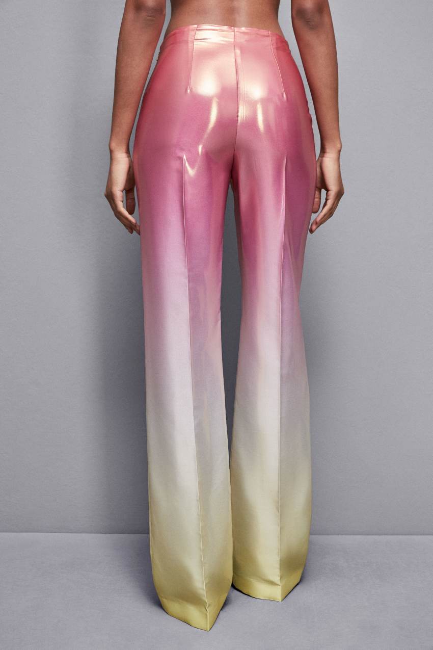 Patrizia Pepe High-waisted Satin Pants Gekleurd | 1872LWBOA