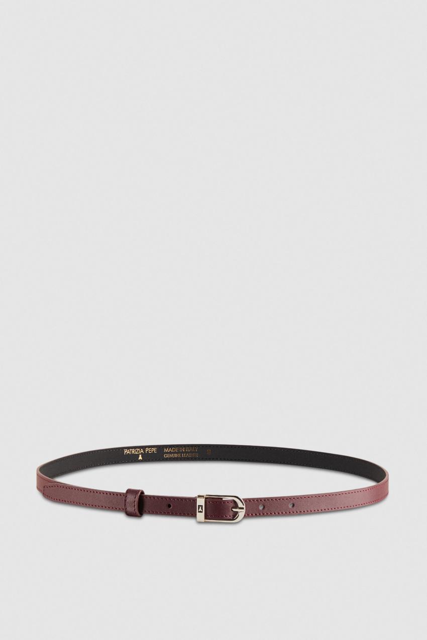 Patrizia Pepe Low-waist Smooth Leather Belt Paars | 5210UOHBY