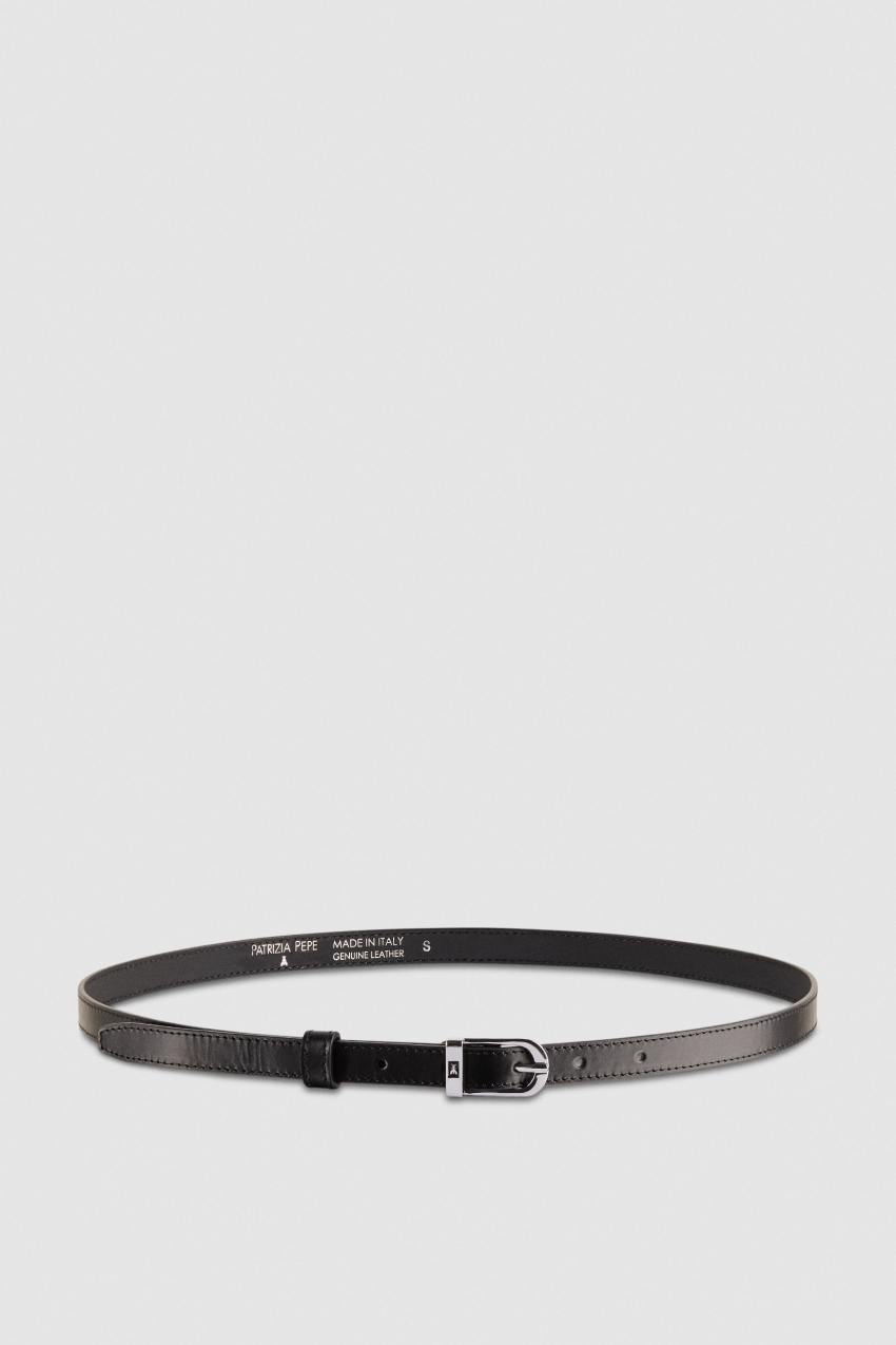 Patrizia Pepe Low-waist Smooth Leather Belt Zwart | 3460SIBUW