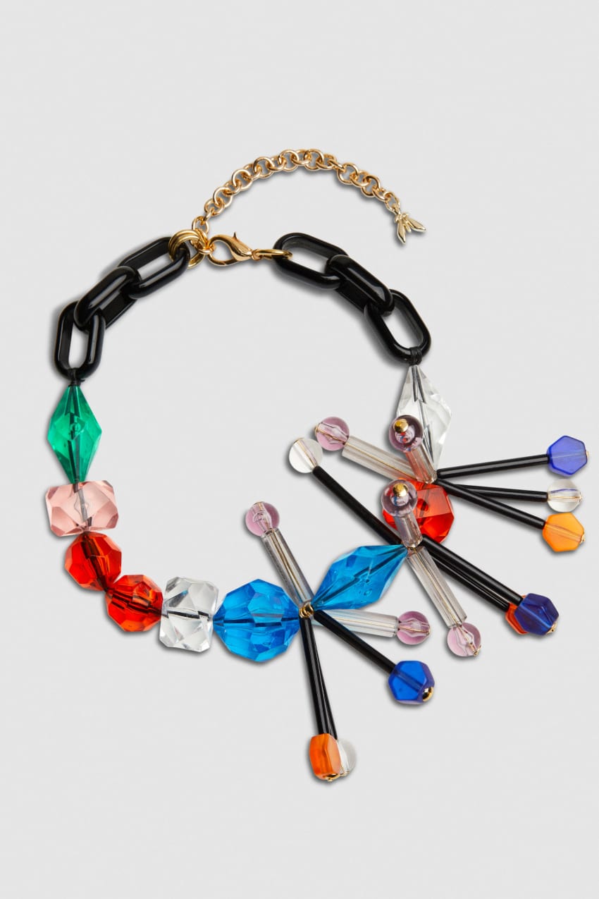 Patrizia Pepe Necklace With Techno Pop Fly Appliqué Gekleurd | 4253XHVZG