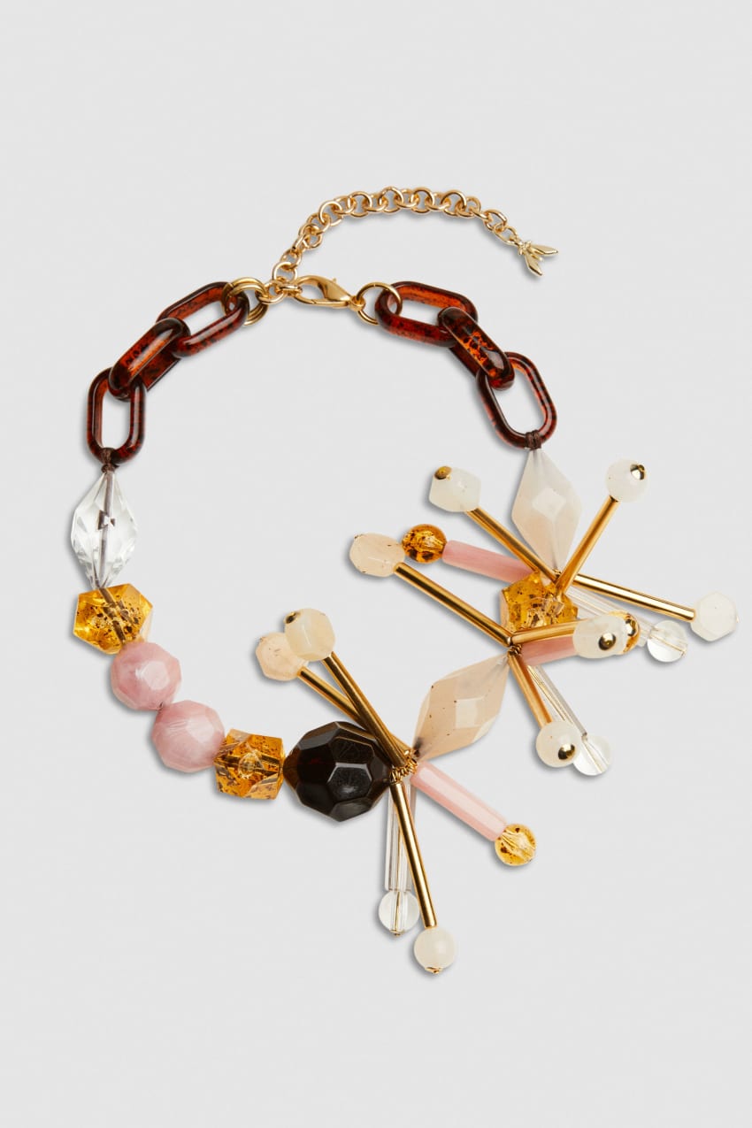 Patrizia Pepe Necklace With Techno Pop Fly Appliqué Gekleurd | 4625RTYPA