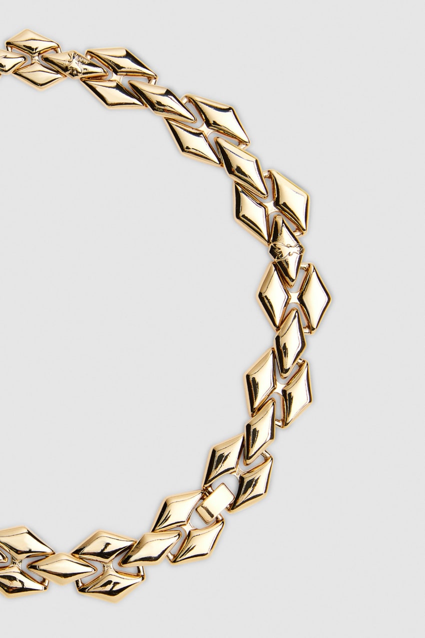 Patrizia Pepe New Chain Brass Necklace Goud | 4531GOVWB