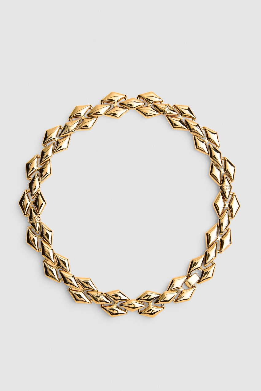 Patrizia Pepe New Chain Brass Necklace Goud | 4531GOVWB