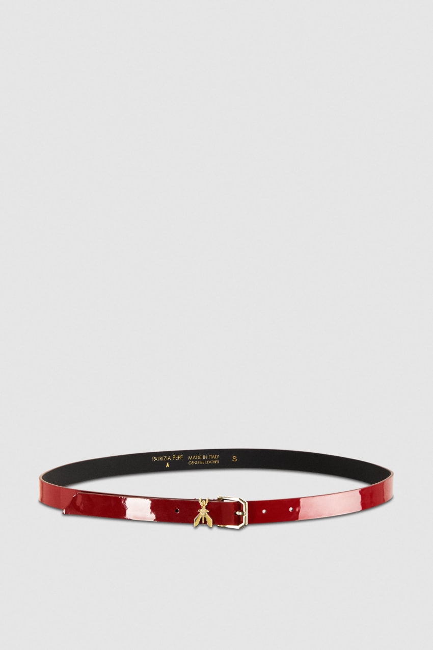 Patrizia Pepe Patent Leather Belt Rood | 4362DROFS