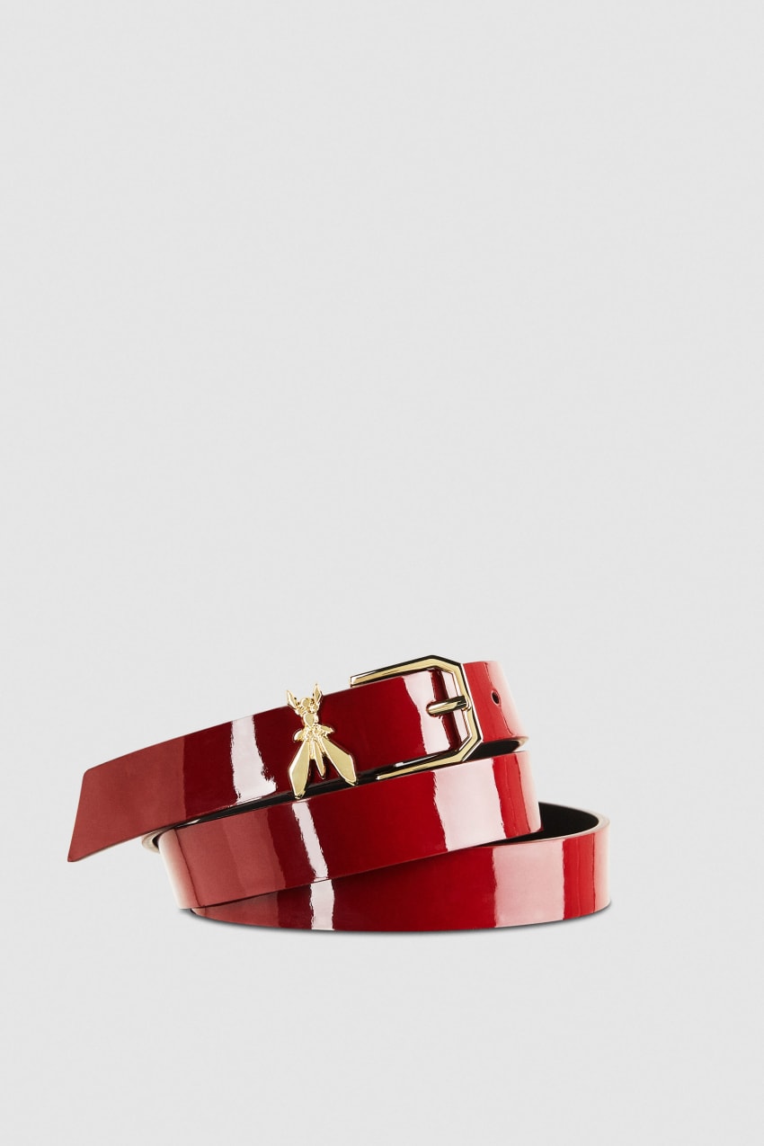 Patrizia Pepe Patent Leather Belt Rood | 4362DROFS