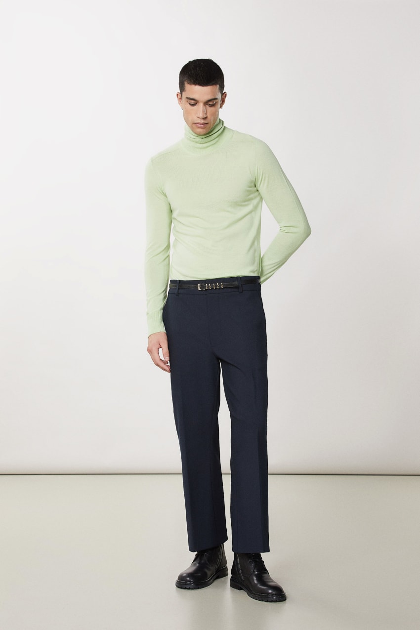 Patrizia Pepe Pure Wool Turtleneck Sweater Groen | 5017DTZFL