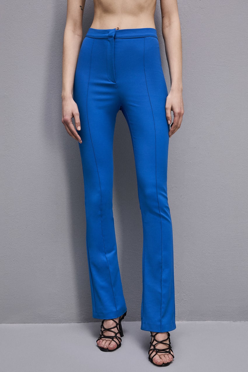 Patrizia Pepe Slim Flare Pants Blauw | 7106GZKTS