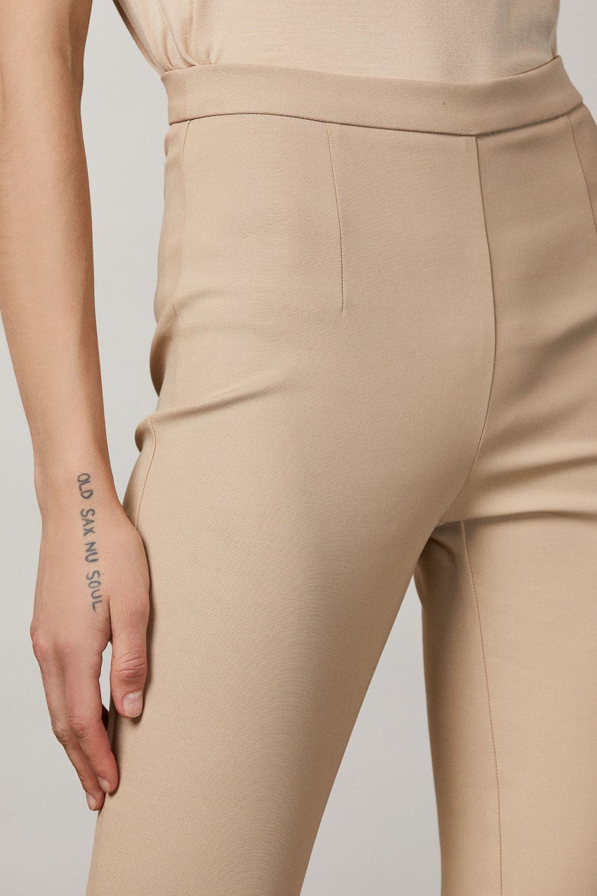 Patrizia Pepe Slim Pants Beige | 4013IJWMD