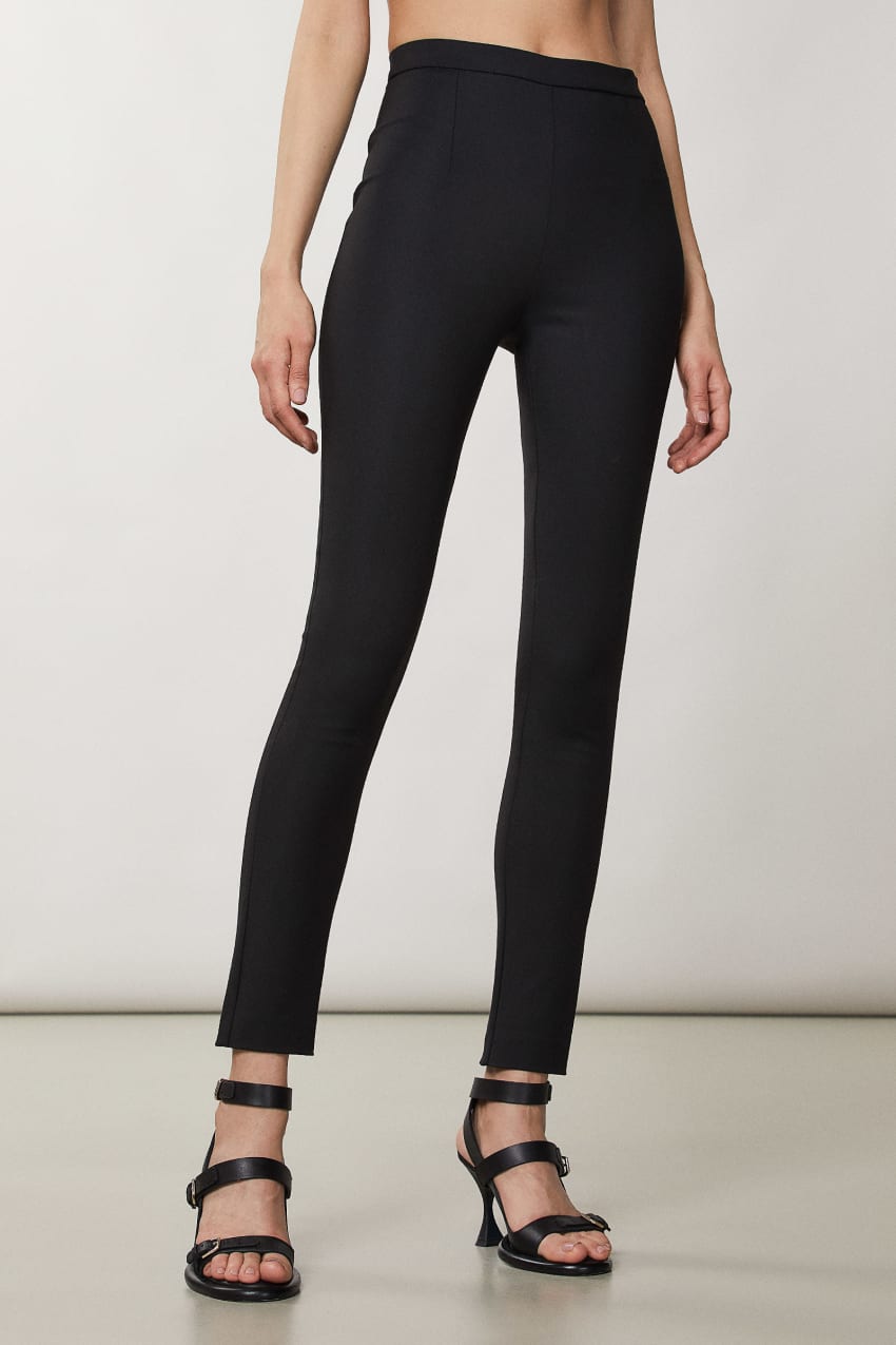 Patrizia Pepe Slim Pants Zwart | 2941MWCUK