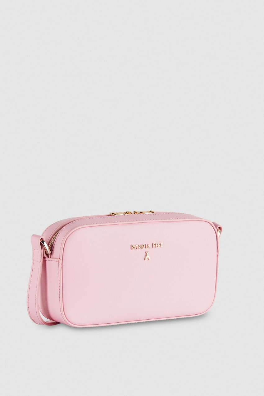 Patrizia Pepe Small Graphic Case Shoulder Bag Roze | 3678IRSTO