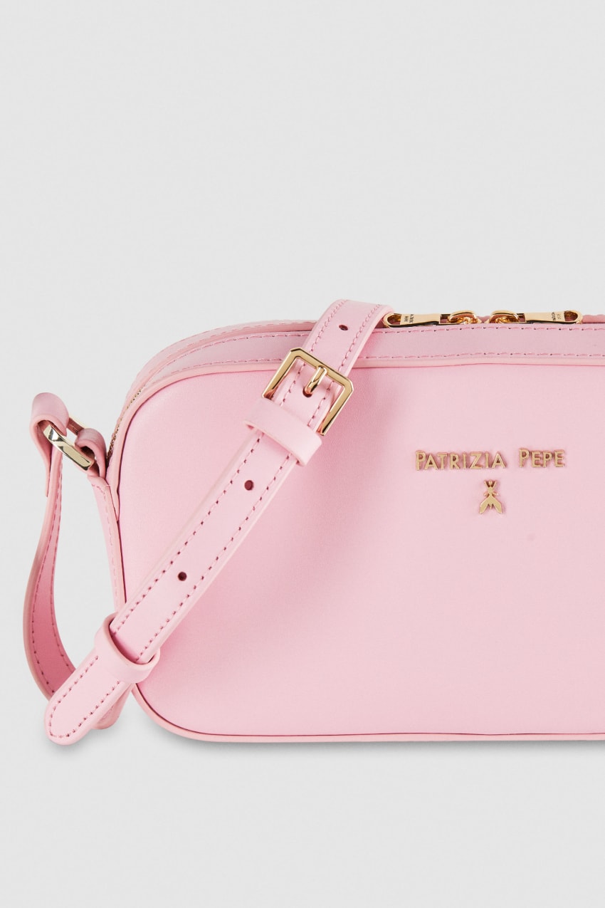 Patrizia Pepe Small Graphic Case Shoulder Bag Roze | 3678IRSTO