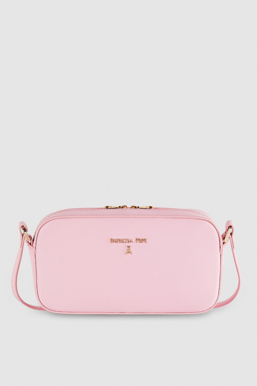 Patrizia Pepe Small Graphic Case Shoulder Bag Roze | 3678IRSTO