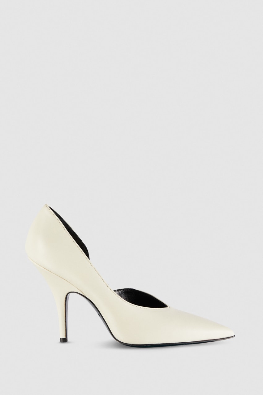 Patrizia Pepe Smooth Leather Pumps Beige | 3681TKSZM