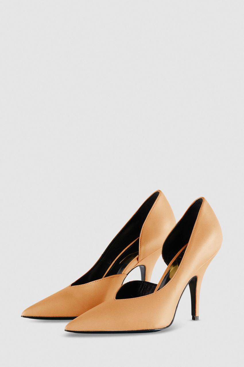 Patrizia Pepe Smooth Leather Pumps Beige | 7845NEKQY