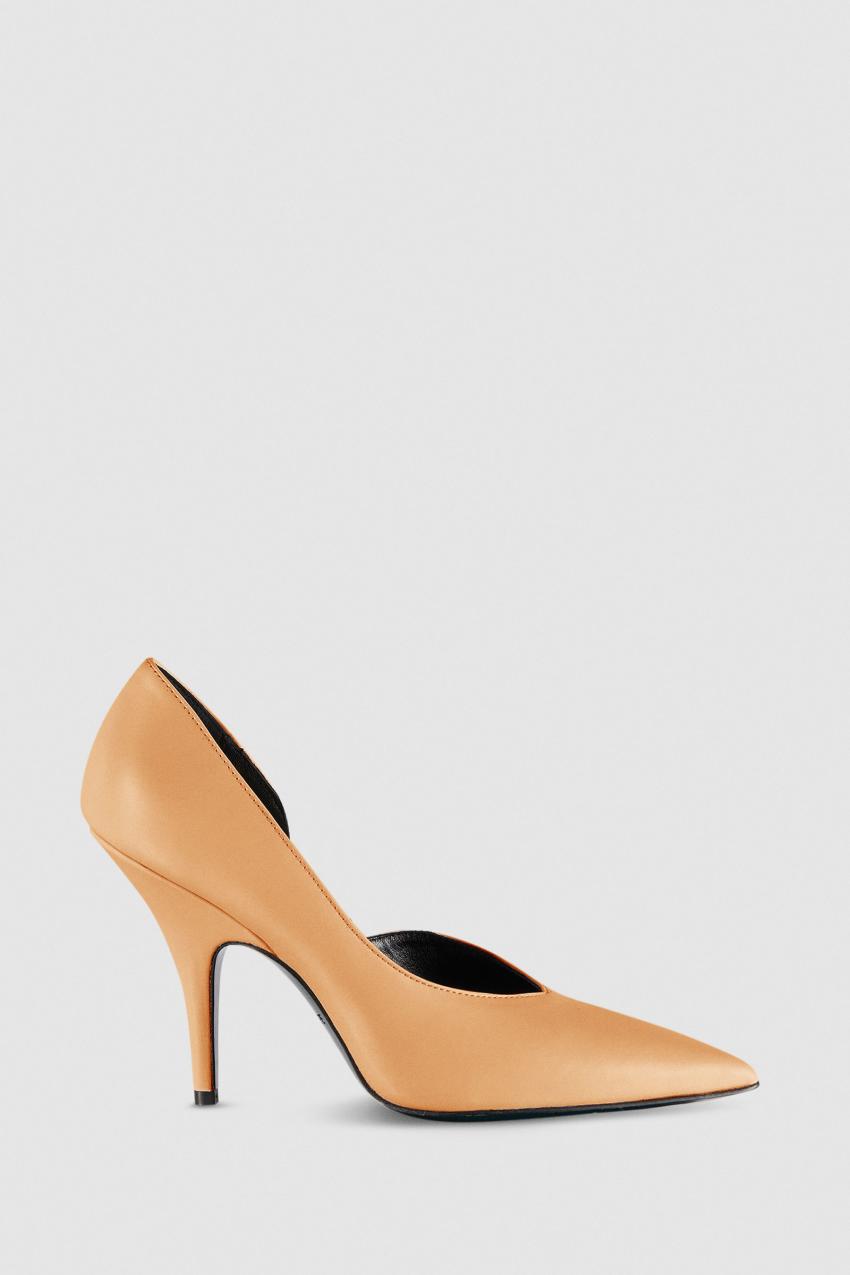 Patrizia Pepe Smooth Leather Pumps Beige | 7845NEKQY