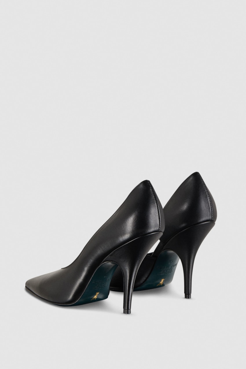 Patrizia Pepe Smooth Leather Pumps Zwart | 0165DQTEH