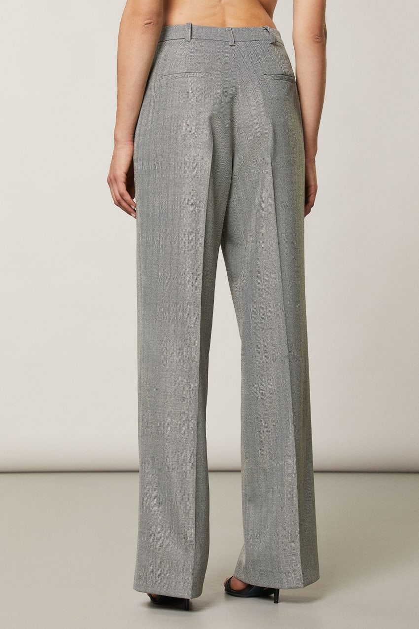 Patrizia Pepe Soft Viscose Pants Grijs | 7653IOPJE