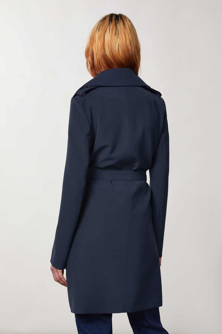 Patrizia Pepe Trench Blauw | 4592RALWP